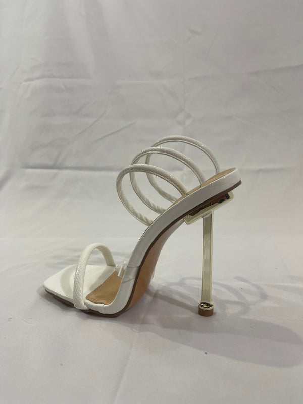Elegant Flared Heels Statement Shoe